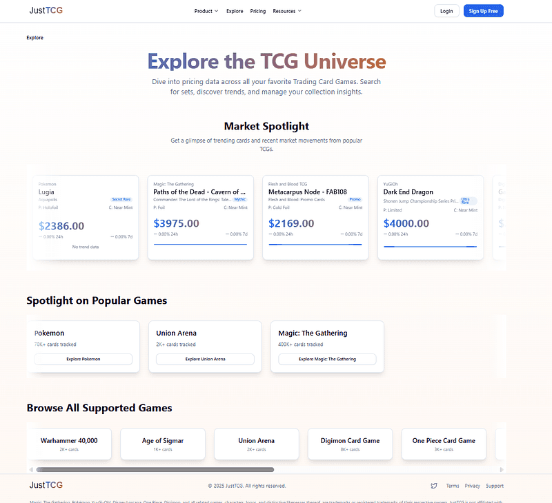 The Definitive TCGplayer API Alternative for Developers in 2025