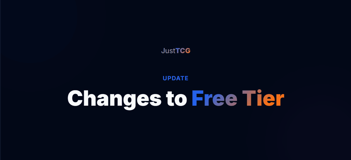 Important Update: Upcoming Changes to Our API Free Tier